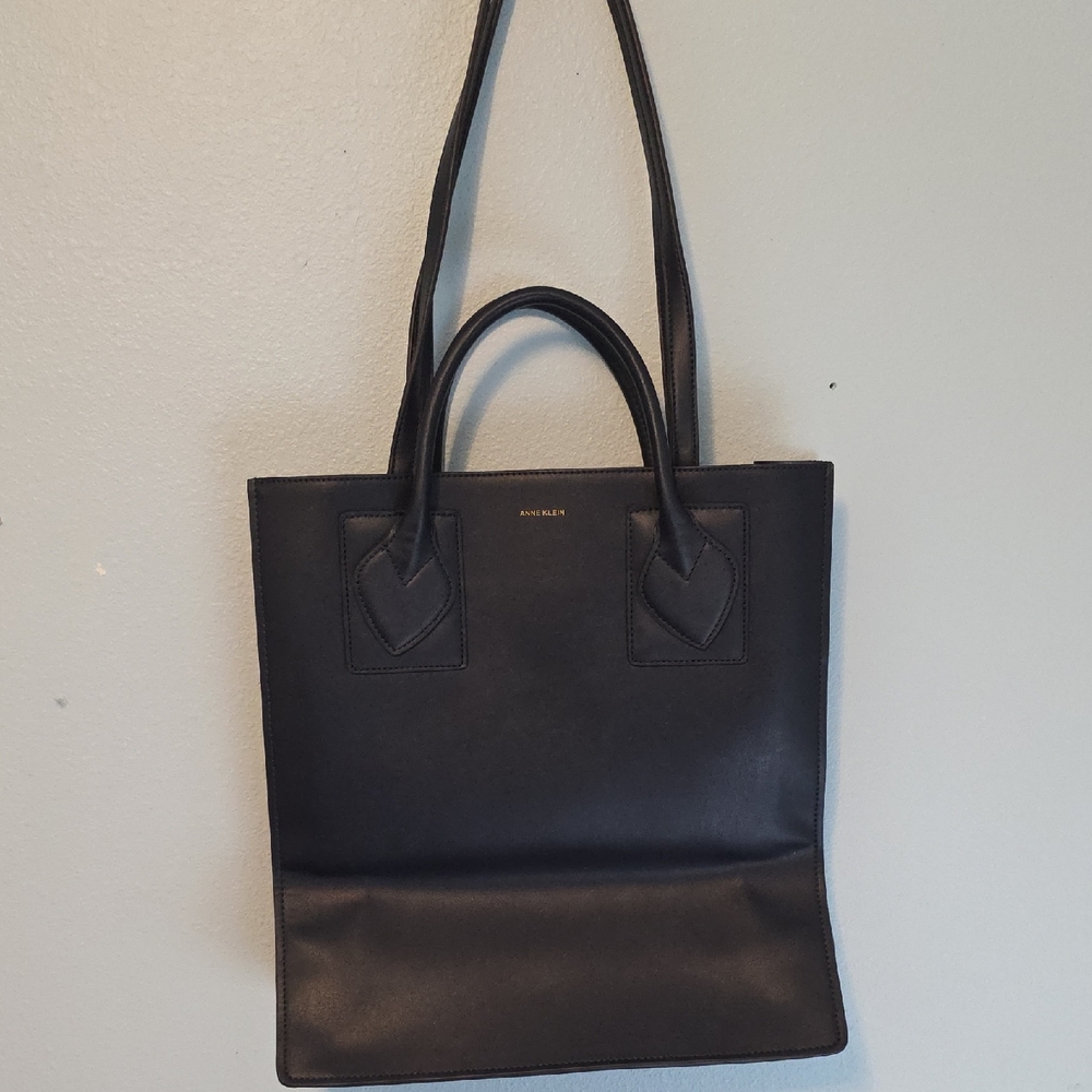 Anne Klein Classic Black Tote Bag